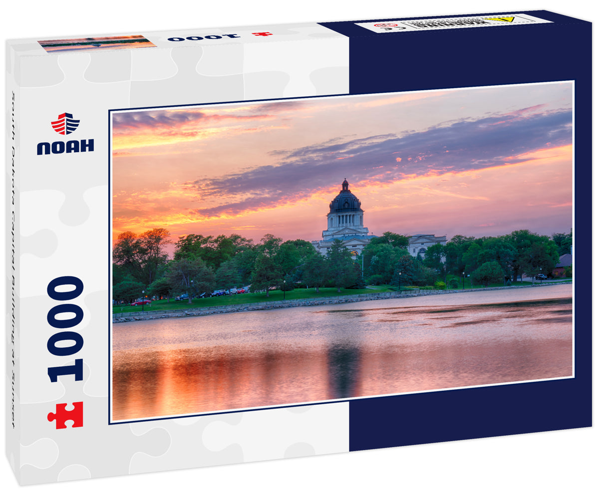 South Dakota Capital Building at Sunset