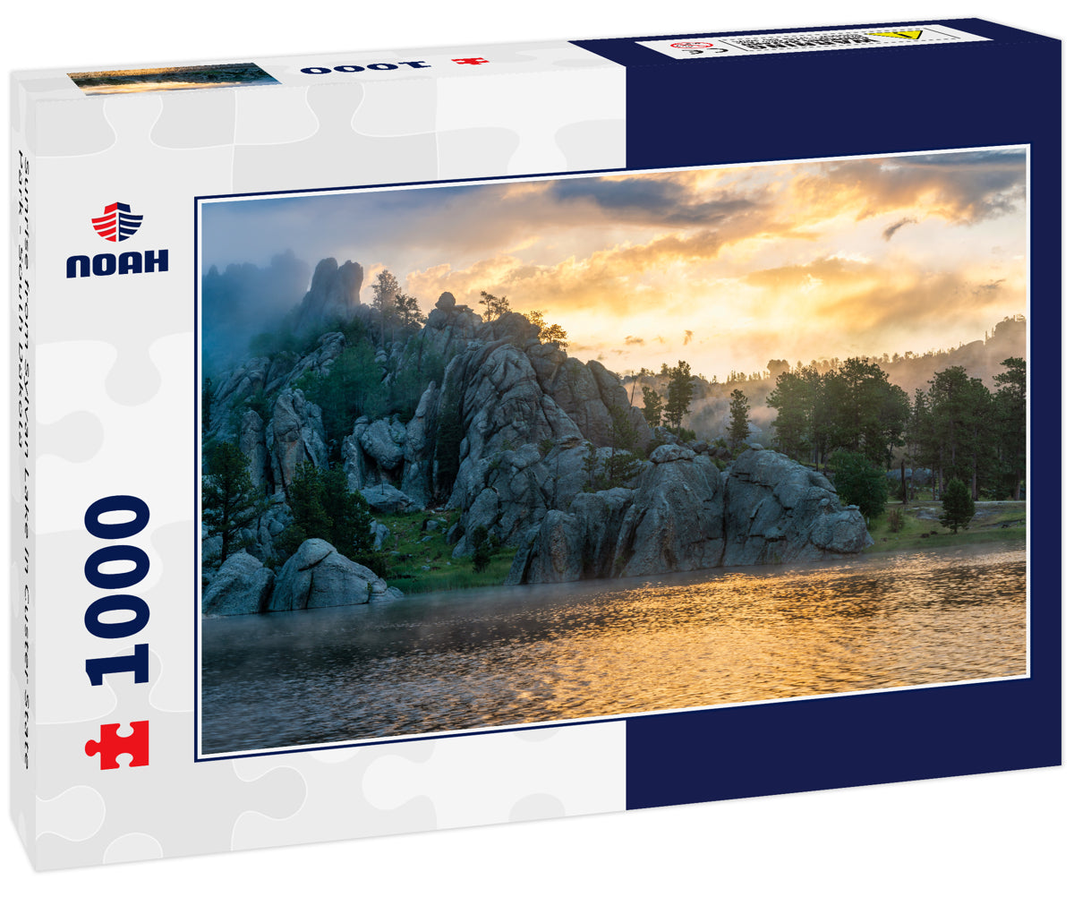 Sunrise from Sylvan Lake in Custer State Park - South Dakota