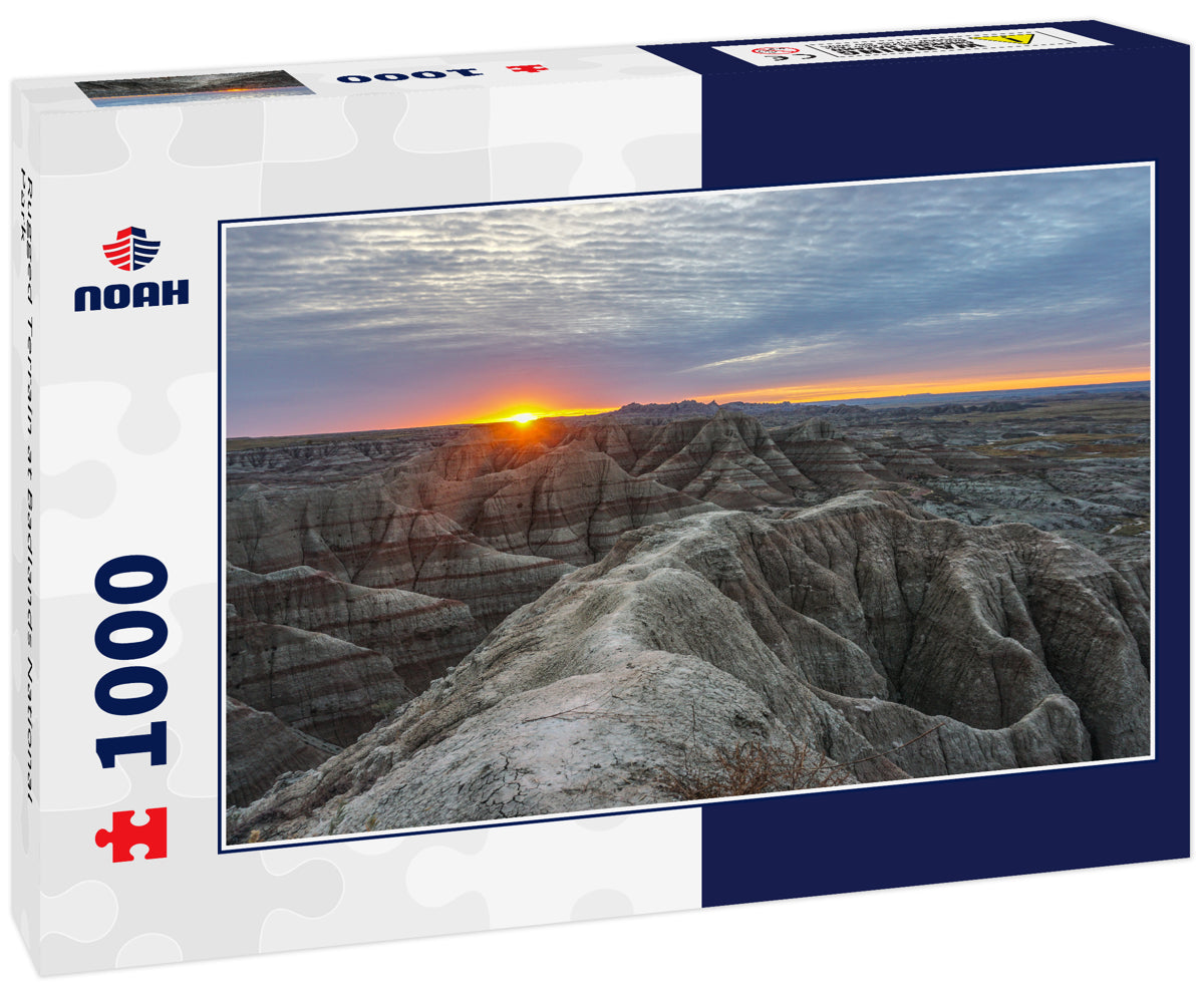 Rugged Terrain at Badlands National Park