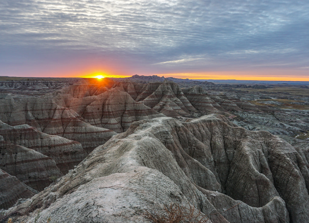 Rugged Terrain at Badlands National Park