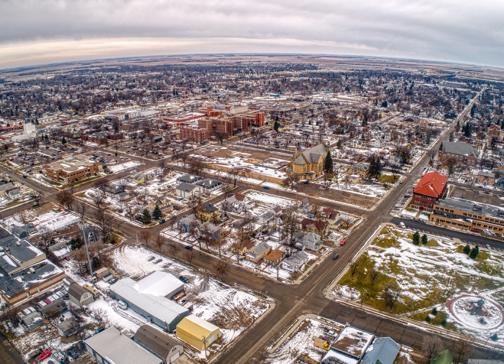 Aberdeen in South Dakota located in the North East Corner