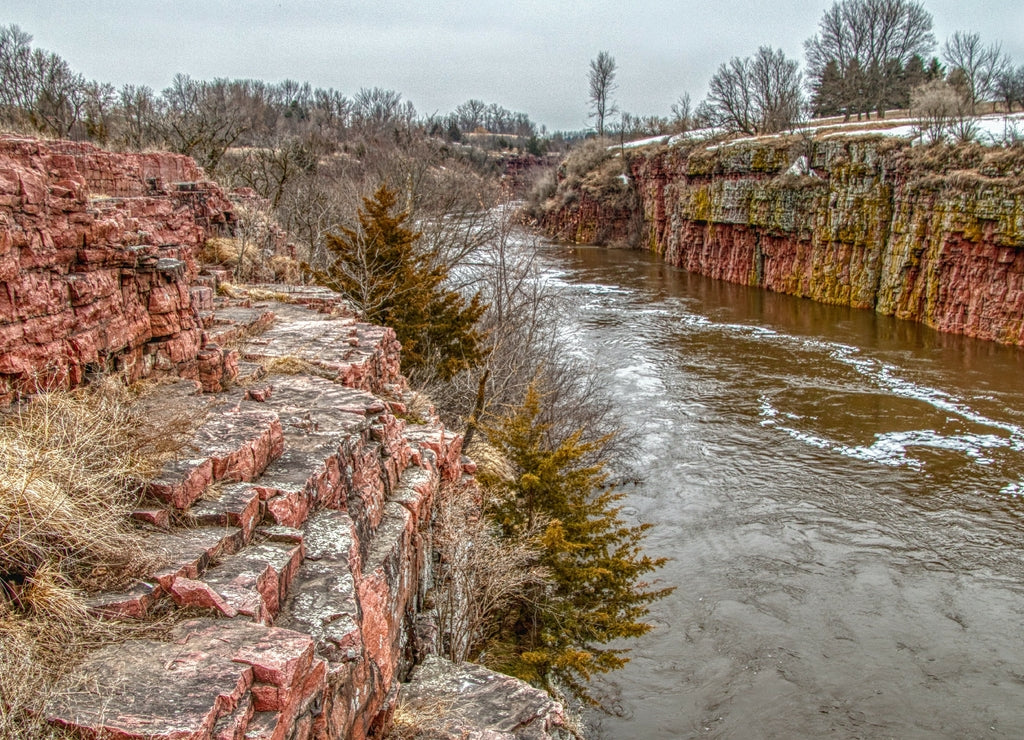 The Dells are a unique geological feature of South Dakota