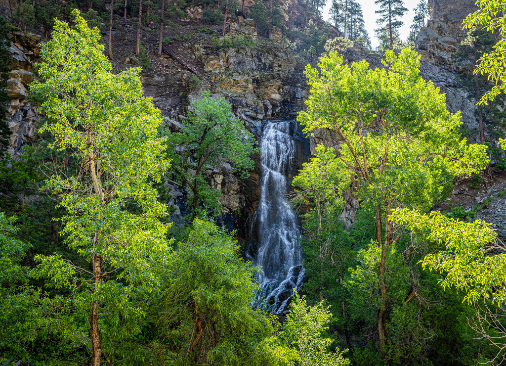 Bridal Veil Falls in Spearfish Canyon, South Dakota