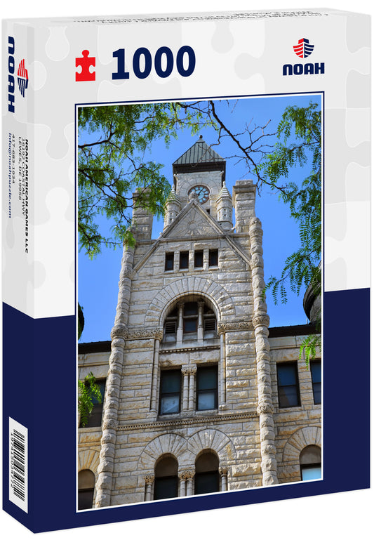 Clock tower in the Wichita-Sedgewick County Historical Museum is in old city hall in downtown, Wichita, Kansas