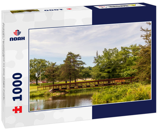 Scenic landscape in the Gage Park, Topeka, Kansas