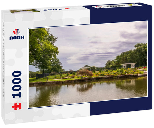 Scenic landscape in the Gage Park, Topeka, Kansas