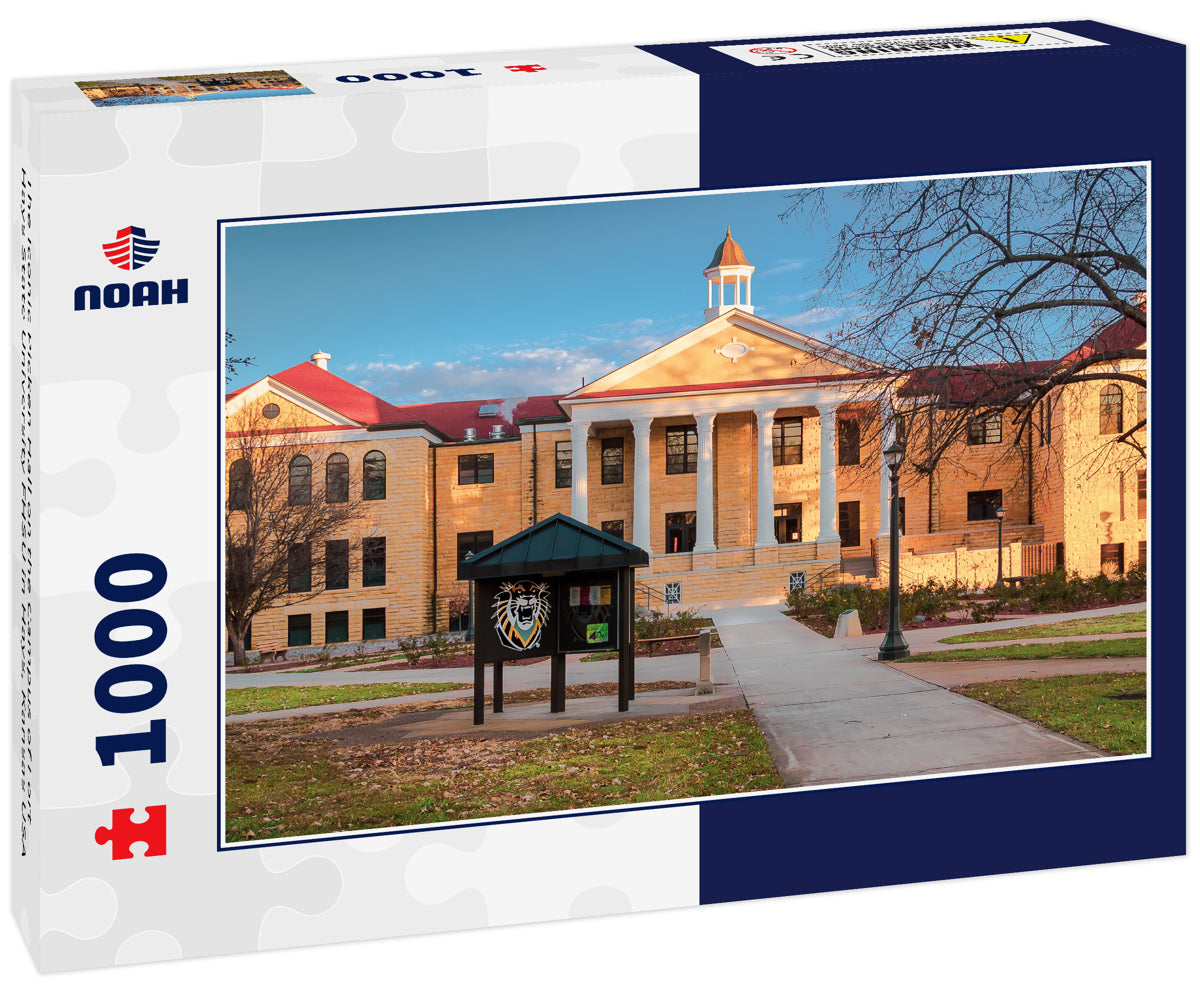The Iconic Picken Hall on the Campus of Fort Hays State University FHSU in Hays, Kansas USA