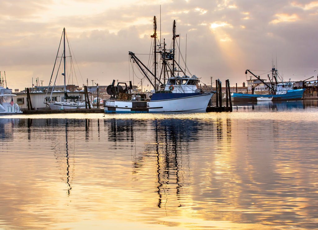 Large Fishing Boat Westport Grays Harbor Washington State