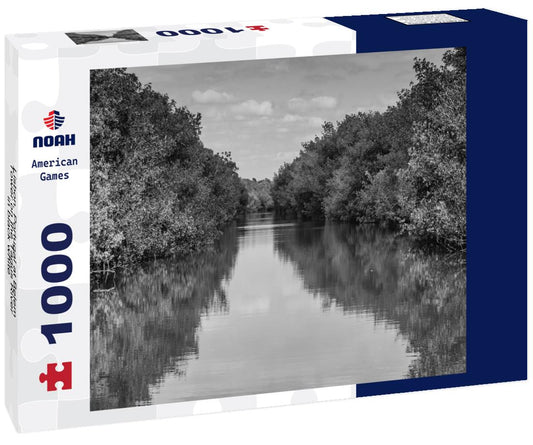 Noah Jigsaw Puzzle Lisbon, Portugal at Belem Tower on the Tagus River in black white 1000 pieces