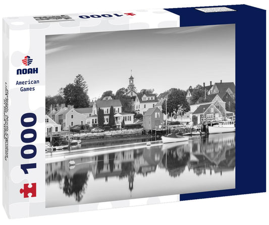 Noah Jigsaw Puzzle Raleigh, North Carolina, USA State Capitol Building in black white 1000 pieces