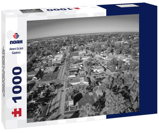 Noah Jigsaw Puzzle Charleston, South Carolina, USA at the historic homes on The Battery in black white 1000 pieces