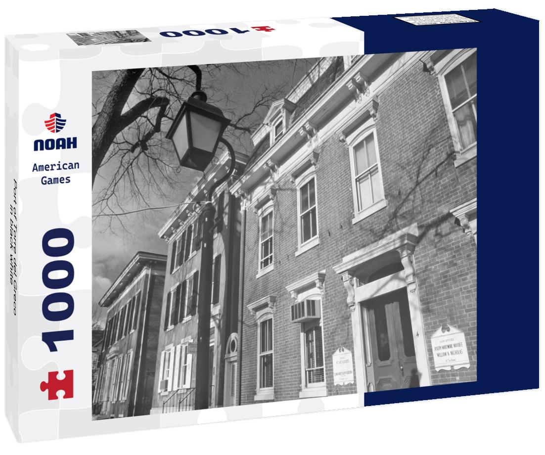 Noah Jigsaw Puzzle Port of Torre del Greco in black white 1000 pieces