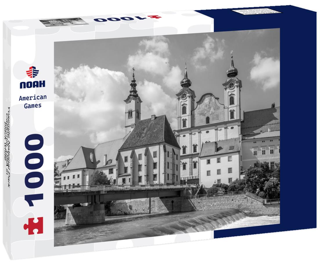 Noah Jigsaw Puzzle Yosemite National Park, California, USA in black white 1000 pieces