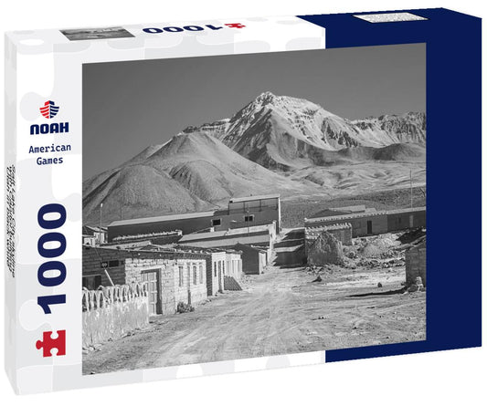 Noah Jigsaw Puzzle Salt Lake City skyline with Capitol building, Utah in black white 1000 pieces