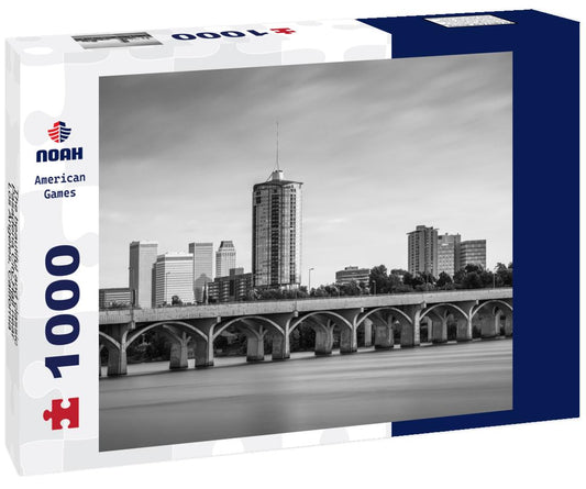 Noah Jigsaw Puzzle The beautiful and classic Pasadena City Hall near Los Angeles, California in black white 1000 pieces