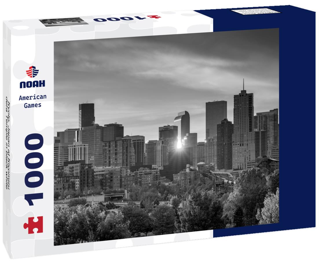 Noah Jigsaw Puzzle Kyoto, Japan at Kiyomizu-dera Temple in black white 1000 pieces