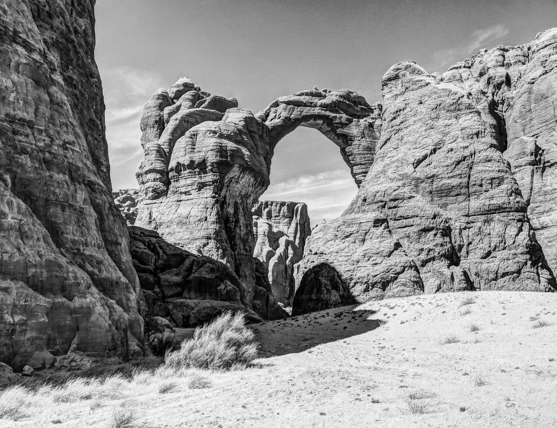 Noah Jigsaw Puzzle Nevada-Great Basin National Park-Wheeler Peak Trail in black white 1000 pieces