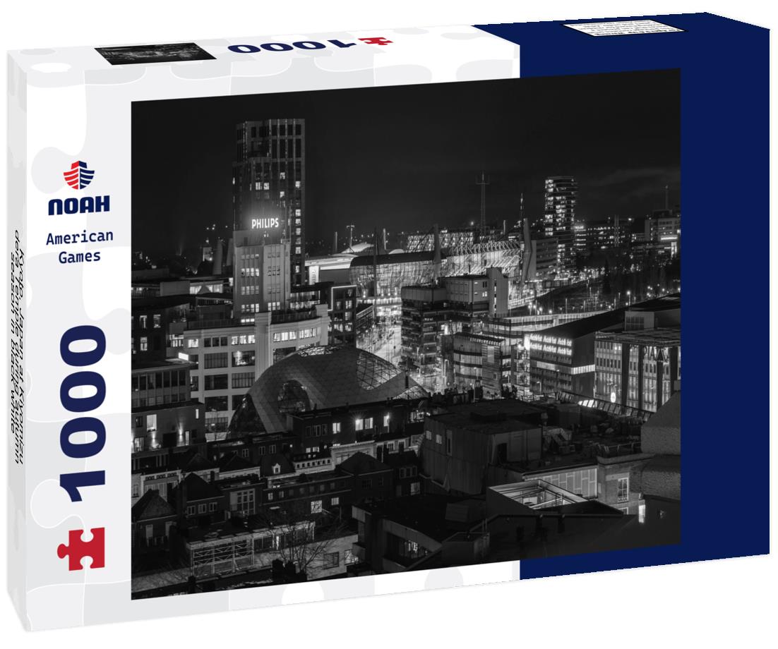 Noah Jigsaw Puzzle Kyoto, Japan at Kiyomizu-dera Temple during autumn season in black white 1000 pieces