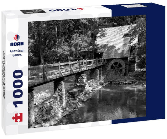 Noah Jigsaw Puzzle Kyoto, Japan at Kiyomizu-dera Temple in the spring in black white 1000 pieces