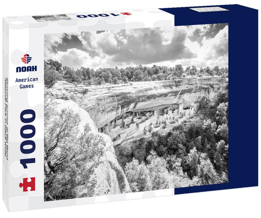 Noah Jigsaw Puzzle Stunning sunrise at Big Bend National Park in black white 1000 pieces