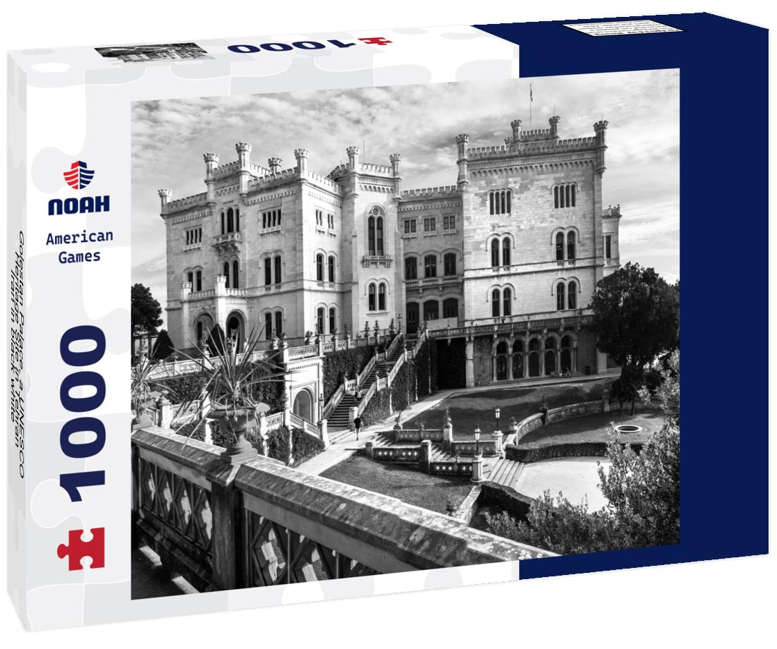 Noah Jigsaw Puzzle Golestan Palace, a UNESCO Heritage Site in Tehran, Iran in black white 1000 pieces