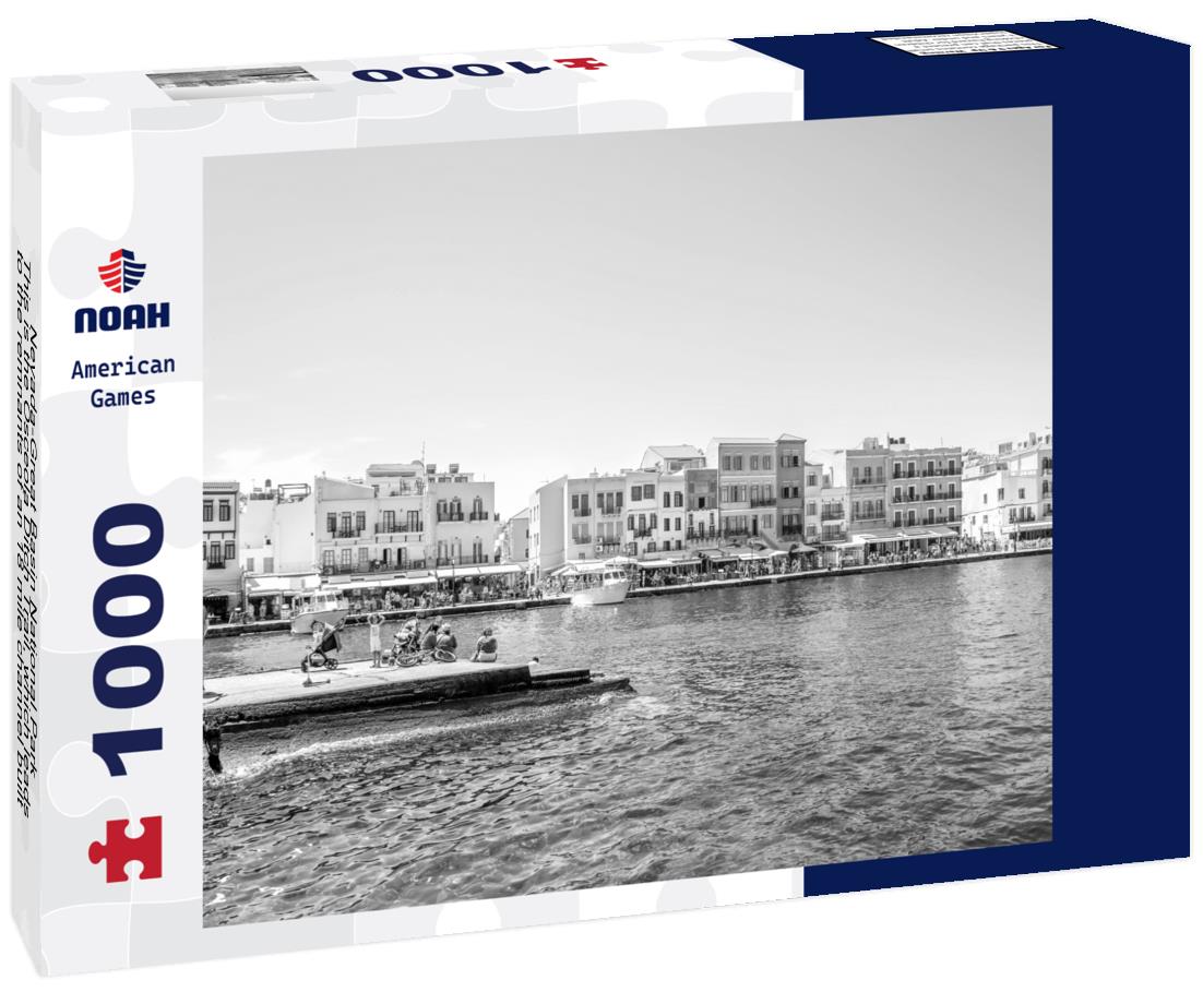 Noah Jigsaw Puzzle Nevada-Great Basin National Park-This is the Osceola Ditch Trail, which leads to the remnants of an 18 mile channel built by gold miners in the 1880's in black white 1000 pieces