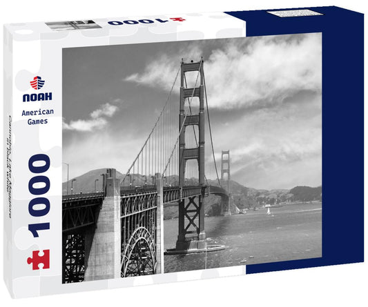 Noah Jigsaw Puzzle Cannobio, Lake Maggiore in black white 1000 pieces