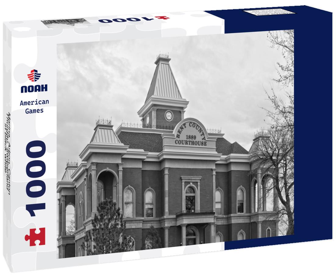 Noah Jigsaw Puzzle Marina, Arbon, Canton, Thurgau, Switzerland in black white 1000 pieces