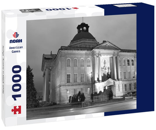 Noah Jigsaw Puzzle Ischgl, Austria in black white 1000 pieces