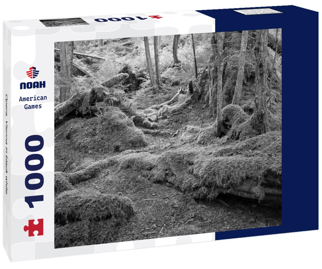 Noah Jigsaw Puzzle Opera, Vienna in black white 1000 pieces