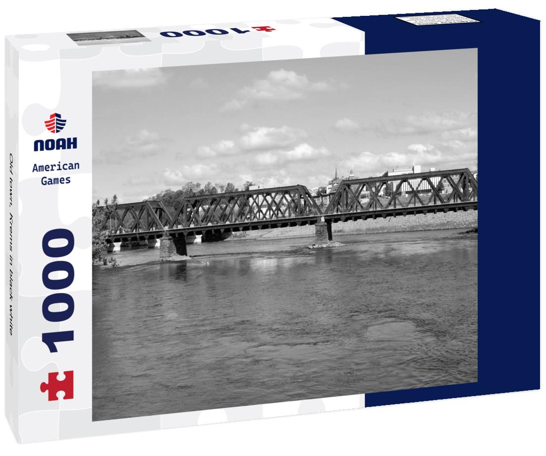 Noah Jigsaw Puzzle Old town, Krems in black white 1000 pieces