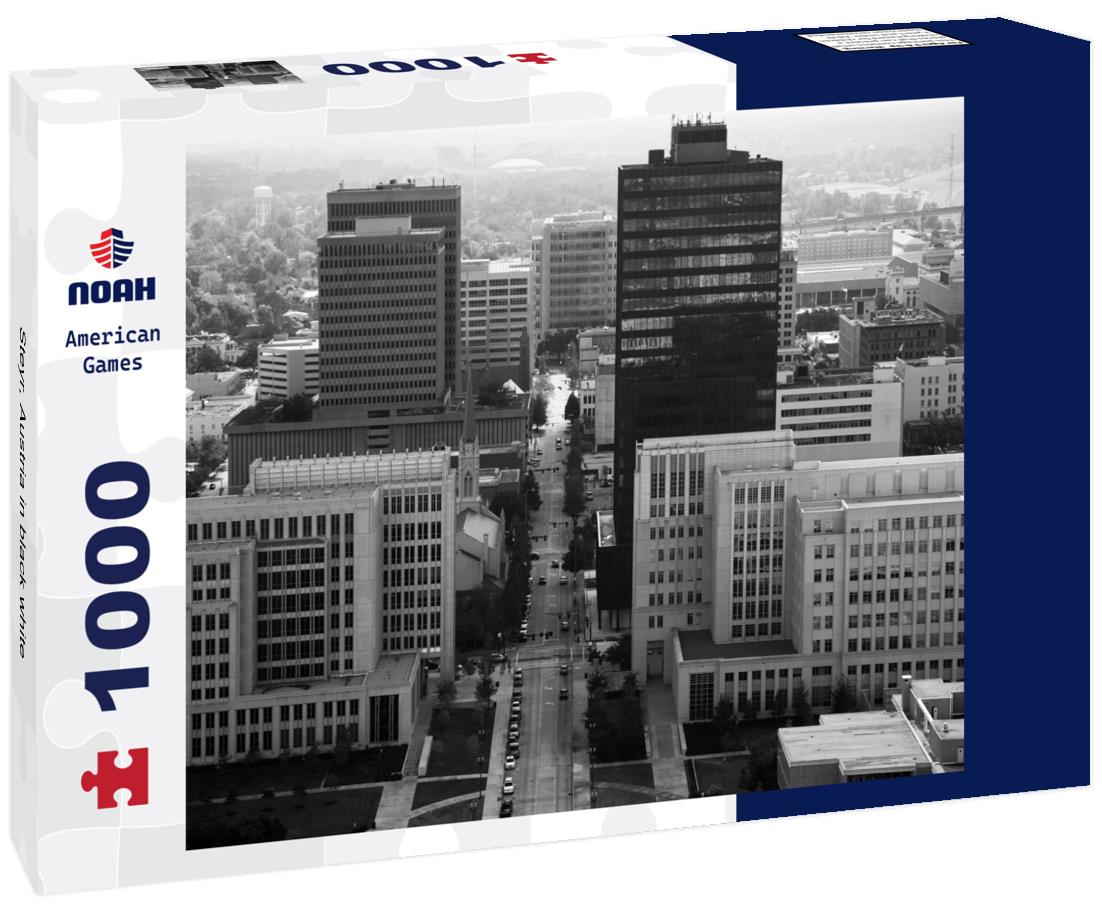 Noah Jigsaw Puzzle Steyr, Austria in black white 1000 pieces