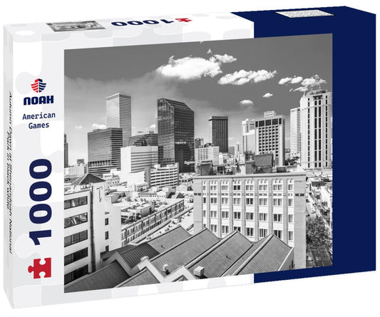 Noah Jigsaw Puzzle Autumn Dawn at Shenandoah National Park in black white 1000 pieces