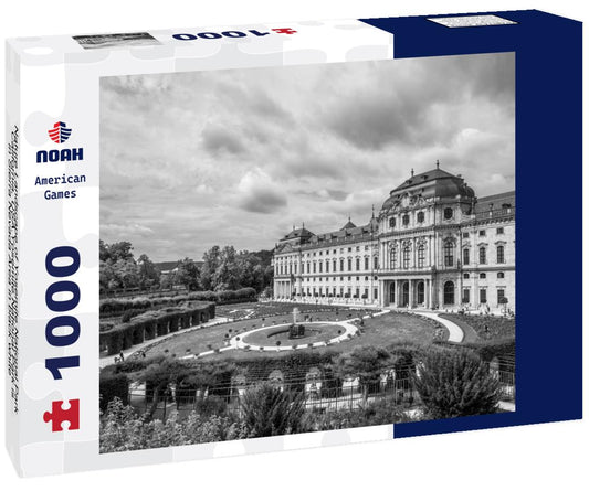 Noah Jigsaw Puzzle Nature Landscape of Yosemite National Park, California, USA.Yosemite National Park is in Sierra Nevada Area in black white 1000 pieces