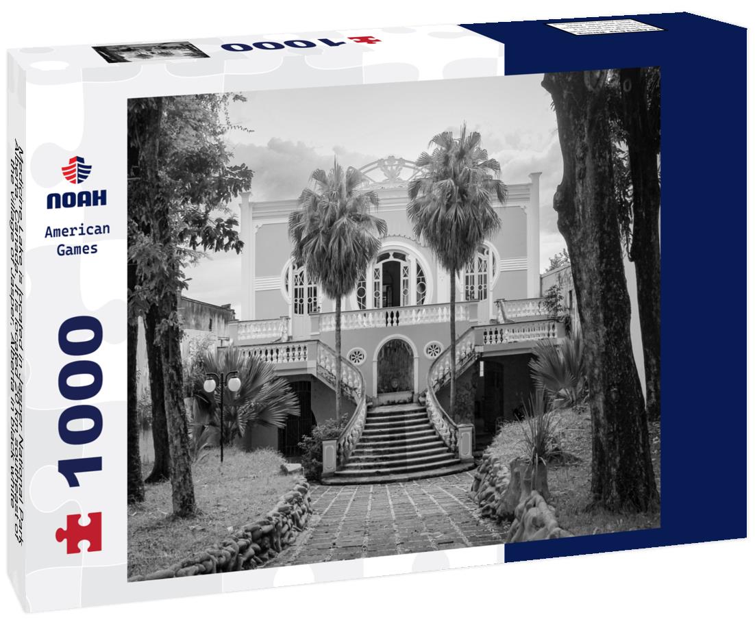 Noah Jigsaw Puzzle Medicine Lake is located in Jasper National Park, Alberta, Canada. It is located 20 km southeast of the village of Jasper, Alberta in black white 1000 pieces