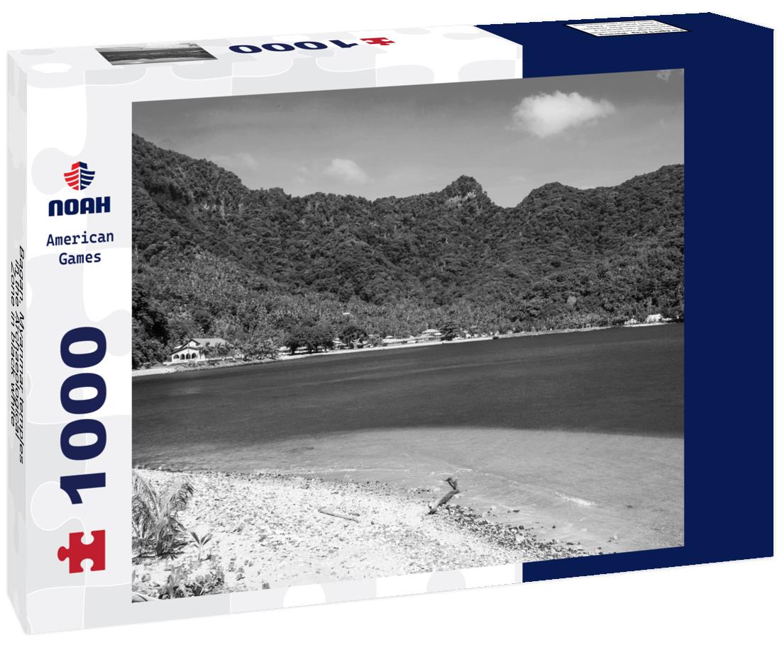 Noah Jigsaw Puzzle Bagan, Myanmar temples in the Archaeological Zone in black white 1000 pieces