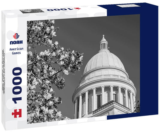 Noah Jigsaw Puzzle Tuscany hill Landscape near Florence on a Foggy Morning in august, Italy in black white 1000 pieces