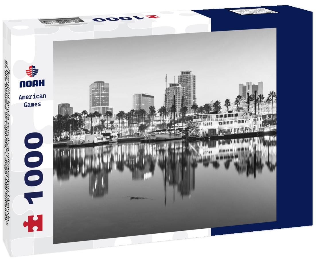 Noah Jigsaw Puzzle Beautiful landscape in southwestern Uganda, at the Bwindi Impenetrable Forest National Park, on the borders of Uganda, Congo and Rwanda. The Bwindi National Park is home to the mountain gorillas in black white 1000 pieces