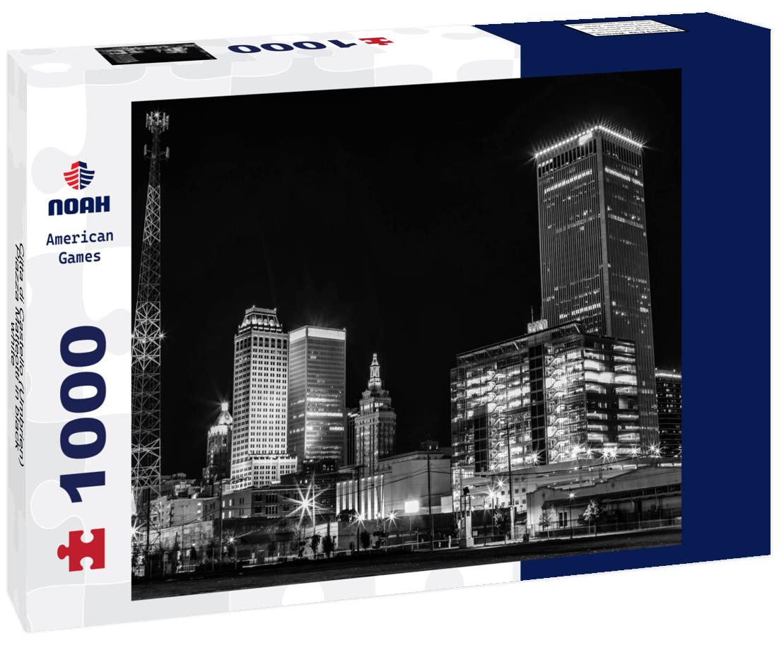 Noah Jigsaw Puzzle Citta di Castello (Umbrien) Piazza Matteotti in black white 1000 pieces