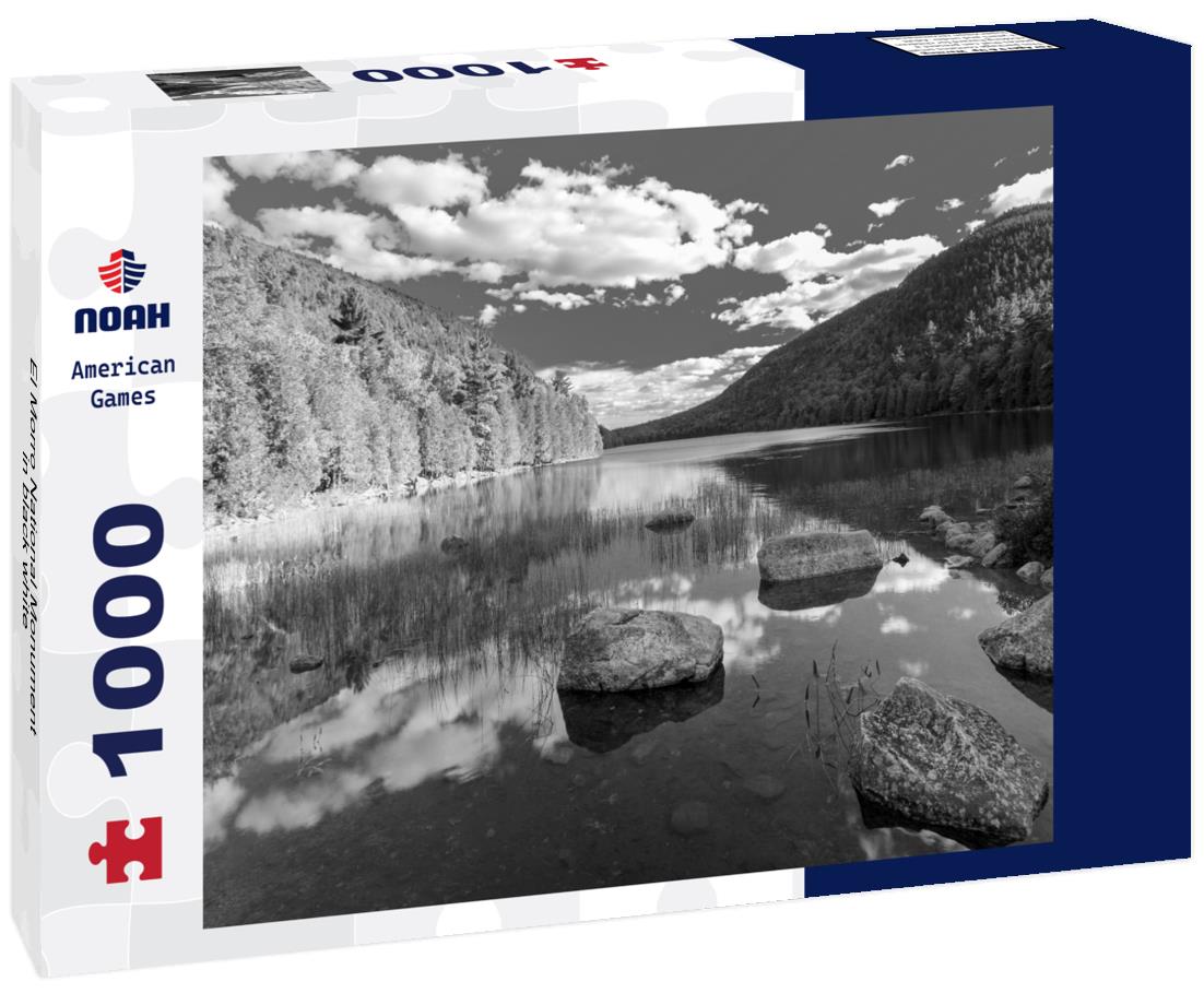 Noah Jigsaw Puzzle El Morro National Monument in black white 1000 pieces