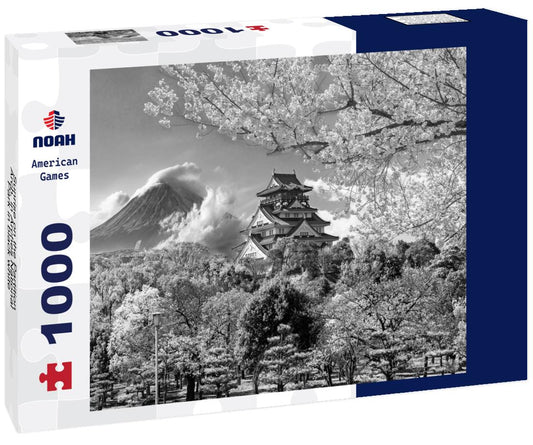 Noah Jigsaw Puzzle Sunrise on the Partition Arch, in Arches National Park in black white 1000 pieces