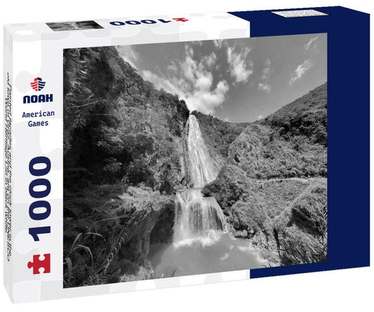 Noah Jigsaw Puzzle Painted facades and the clock tower in the old town of Graz, Austria, are on the UNESCO World Heritage List in black white 1000 pieces