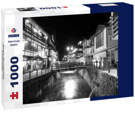 Noah Jigsaw Puzzle Boston, Massachusetts, USA downtown cityscape in black white 1000 pieces