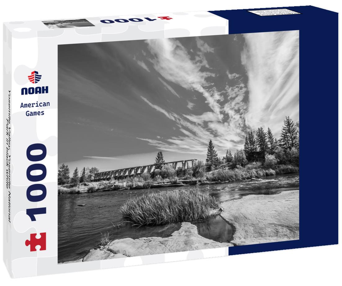 Noah Jigsaw Puzzle Yosemite Valley, Yosemite National Park in black white 1000 pieces