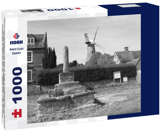 Noah Jigsaw Puzzle Pittsburgh downtown skyline at dusk. Located at the confluence of the Allegheny, Monongahela and Ohio rivers, Pittsburgh is also known as “Steel City”, for its more than 300 steel-related businesses in black white 1000 pieces