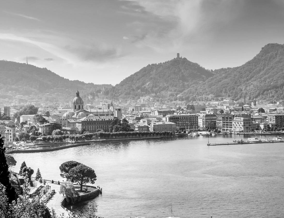 Noah Jigsaw Puzzle Hiking to the turquoise waters of the picturesque Garibaldi Lake near Whistler, BC, Canada. Very popular hiking destination in British Columbia in black white 1000 pieces