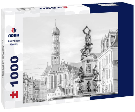 Noah Jigsaw Puzzle Denali is the highest mountain peak in North America, located in Alaska in black white 1000 pieces