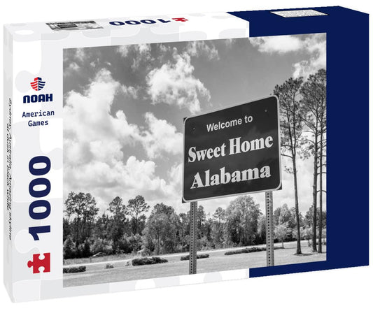 Noah Jigsaw Puzzle Sydney, Australia. Amazing skyline at dusk in black white 1000 pieces