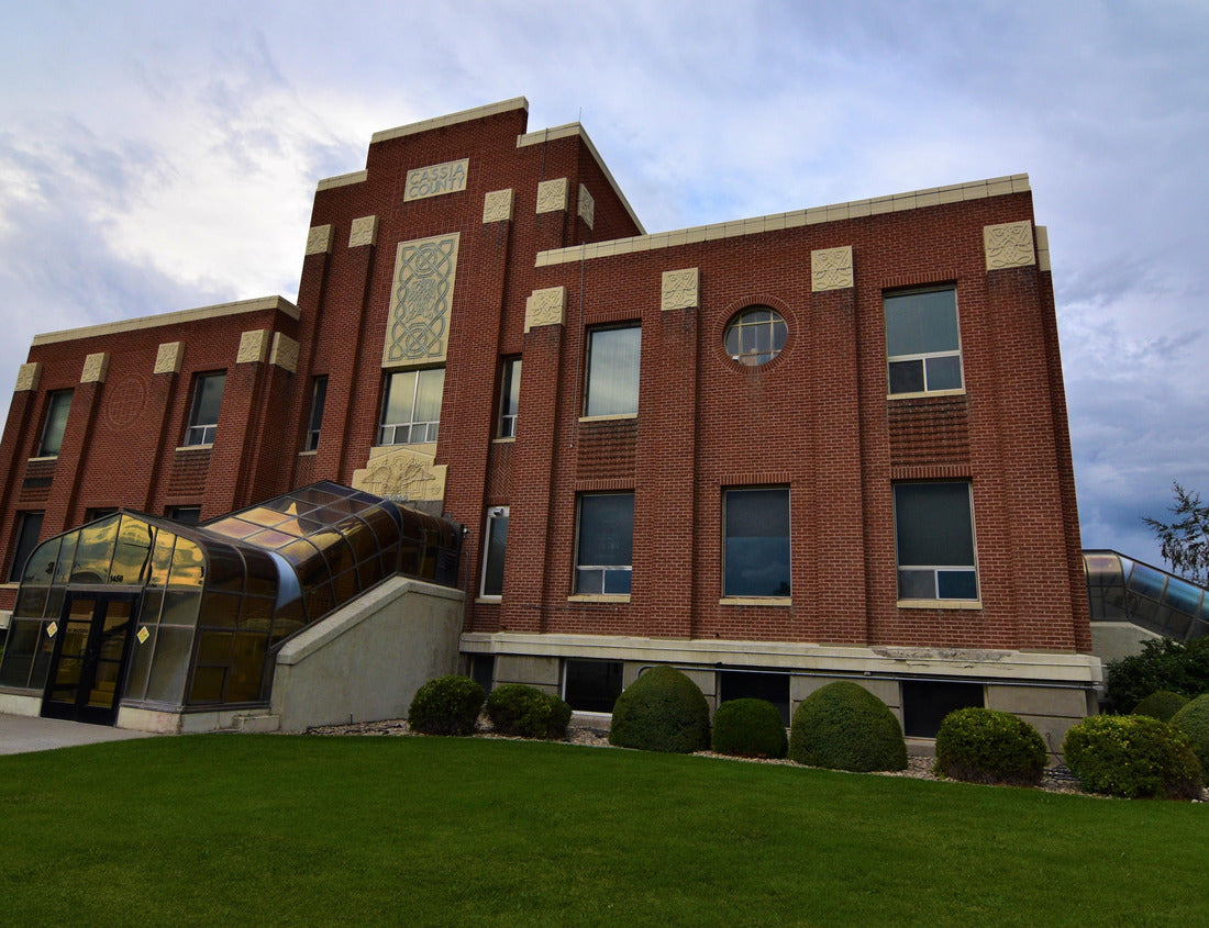 Noah Jigsaw Puzzle Cassia County Sitz in Burley Idaho gebaut im Jahr 1939 mit Kunst-Deco-Elemente. im nationalen Register historischer Stätten aufgeführt sind 1000 pieces