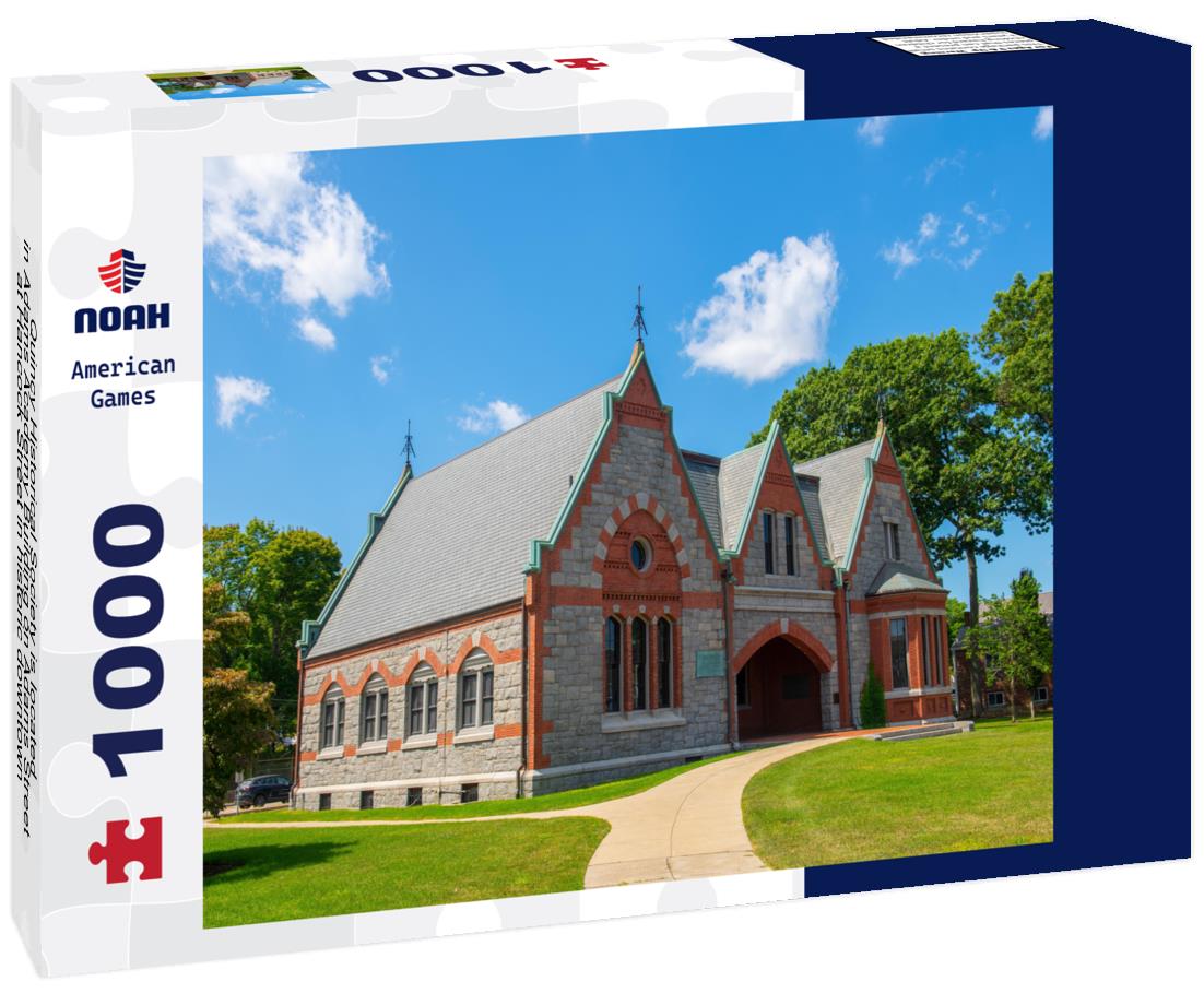 Noah Jigsaw Puzzle Quincy Historical Society is located in Adams Academy Building on Adams Street at Hancock Street in historic downtown Quincy, Massachusetts MA, USA 1000 pieces